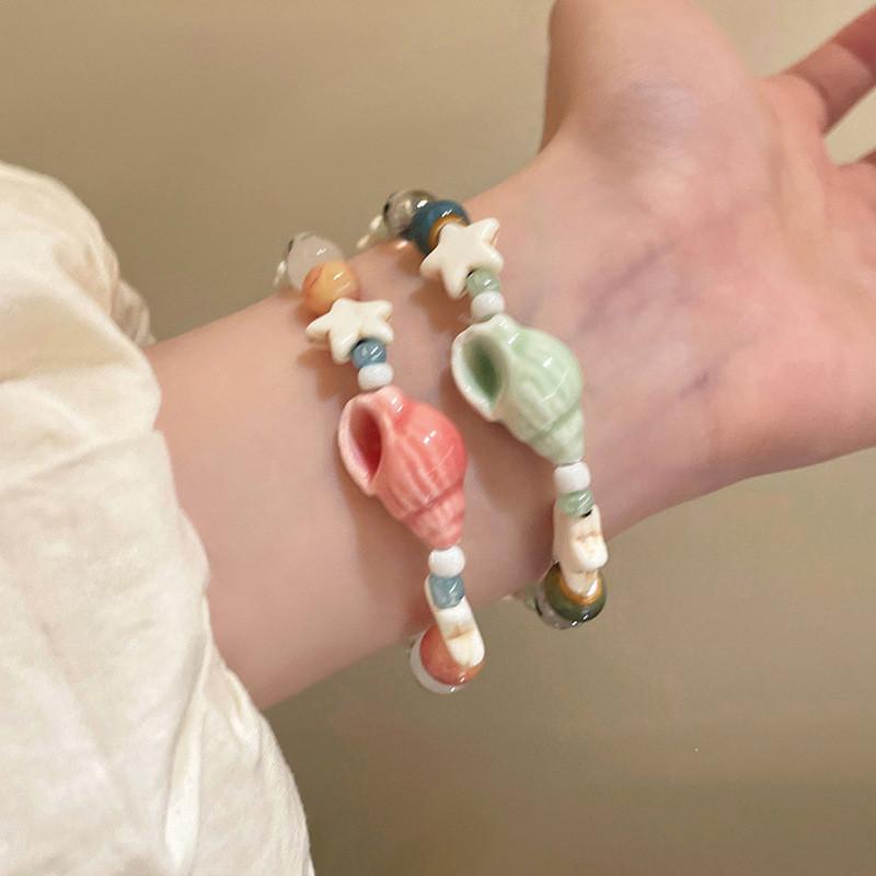 Summer 2025 Boho Style Hand Jewelry With Star Design And Shell Decor For Women