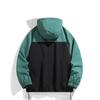 Men's Outdoor Hard Jacket, Windproof And Waterproof, For Hiking, Mountaineering, Single-layer Raglan Sleeve Windbreaker
