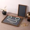 Jewelry Look Empty Tray Black Walnut Wooden Display Tray Jewelry Storage Bracelet Ornament Necklace