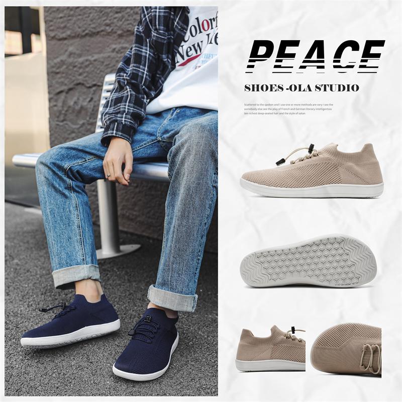 MCTIN New Mesh Women's Sneakers Breathable Match Walking Shoes Summer Wide Toe Barefoot Shoes Men