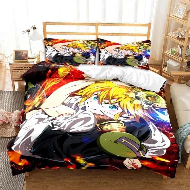 3D Anime The Seven Deadly Sins All Season Twin Bedding Set Comforter Set Bed Duvet Cover Double King Comforter Cover
