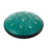 Steel Tongue Drum, 16.5cm 11 Notes Rain Drum for Outside Garden, D Major Musical Drums with Music Book & Mallets, Percussion Instrument for Meditation