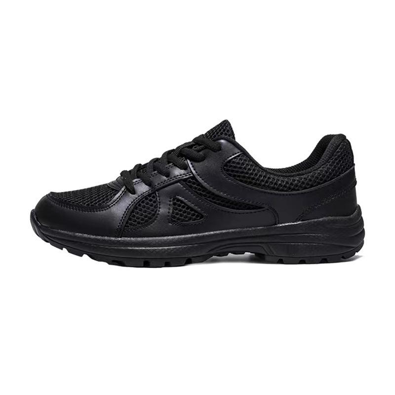 Training Shoes Men's Black Running Shoes Training Shoes Spring and Summer Non-slip Breathable Men's Shoes Mesh Lightweight Platform Hiking Shoes