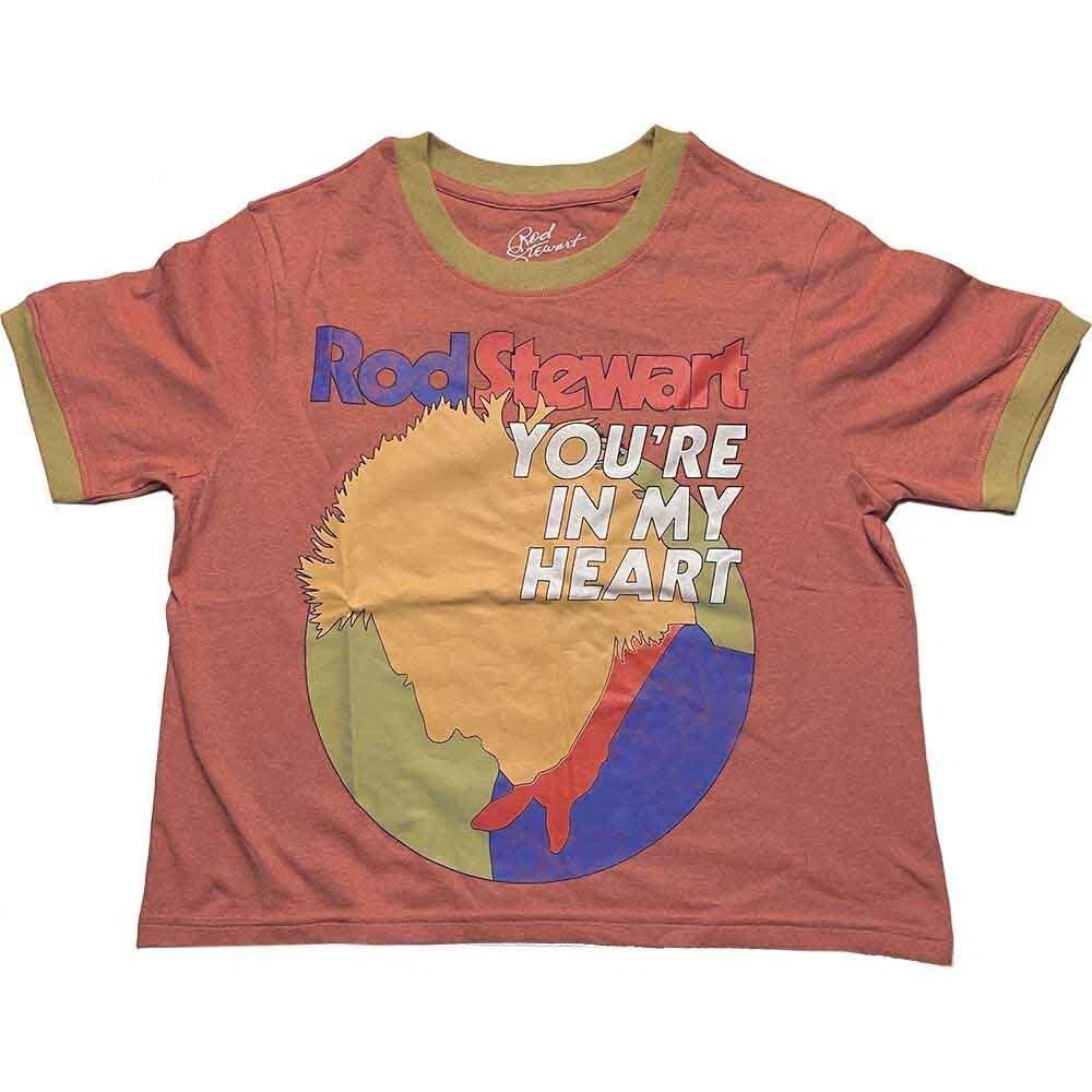 Rod Stewart Ladies Crop Top: In My Heart (Large) S