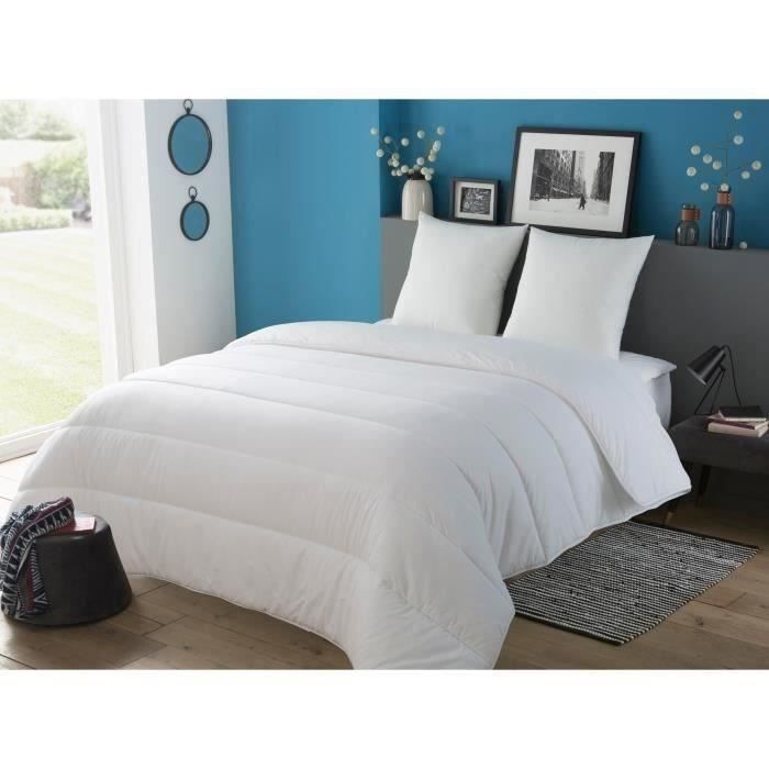 DODO Set of 2 Trendy Pillows - 60 X 60 Cm - 100% Polyester Silicone Hollow Fiber Filling - White