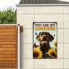 Vintage Farmhouse Dog Tin Sign You Are My Sunflower Wall Decor Home Kitchen Metal Plaque