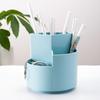 360 Degree Rotatable Pen Holder Spinning Pen Holder 3 Slots Desktop Storage Holder Multi-Function for Study Office