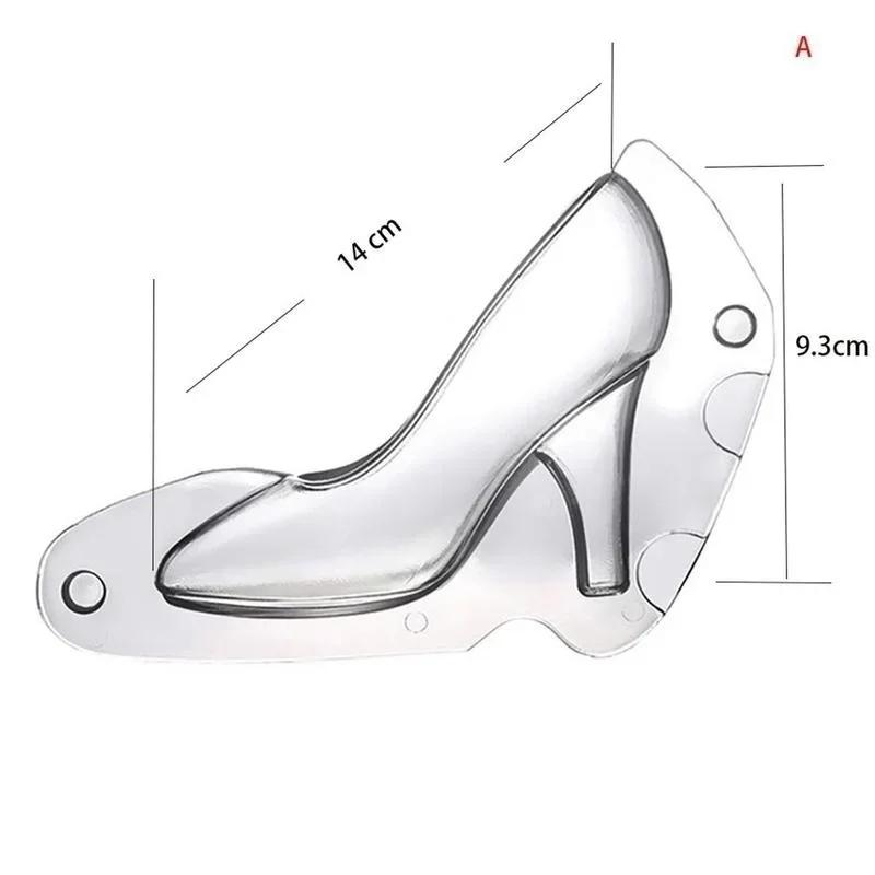 New Candy Sugar Paste Molds Cake Decor Tools for DIY Baking Accessories Creative Shoes Shape Chocolate Mold High Heel Shoes