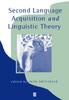 Kniha Second Language Acquisition and Linguistic Theory
