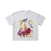 260 GSM Double Yarn 32 Count 100% Cotton Dragon Ball V18 Goku Print Unisex Heavy Cotton T Shirt