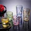 Unbreakable Drinking Glasses 210ml Acrylic Shatterproof Water Tumblers Reusable Fruit Juice Beer Champagne Cup for Bar