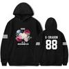 Welttournee Hoodie G Dragon Gleiche Sportbekleidung Herren und Damen Herbst Warmer Fleece Hoodie Kpop Bigbang Fan Hip Hop Kostüm