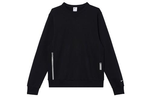 Nike Standard Issue Dri-Fit Crew Neck Quick-Dry Sports Long Sleeve Sweatshirt L чёрный