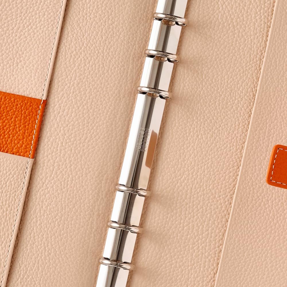 Efficiency Bindex System Notebook NOLTY Unit B15 Bible 6 Holes Orange BB0013