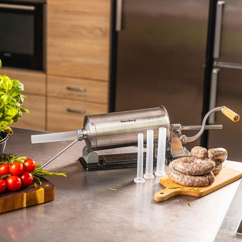 RĘCZNA NADZIEWARKA DO KIEŁBASY 3kg KLAUSBERG KB-7928