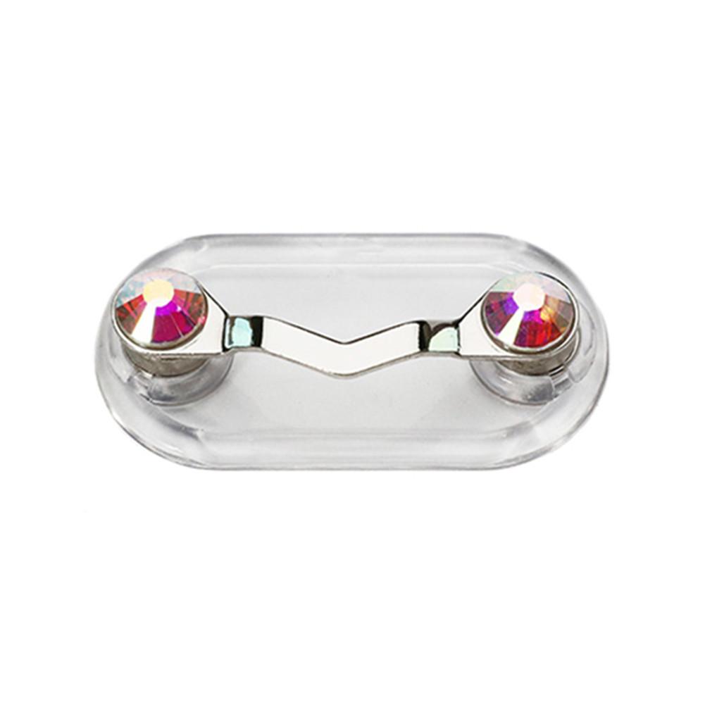 

Magnetic Eyeglass Holder Keep Glasses Safe Magnetic Eyeglass Holders ID Badge Earphone One Size