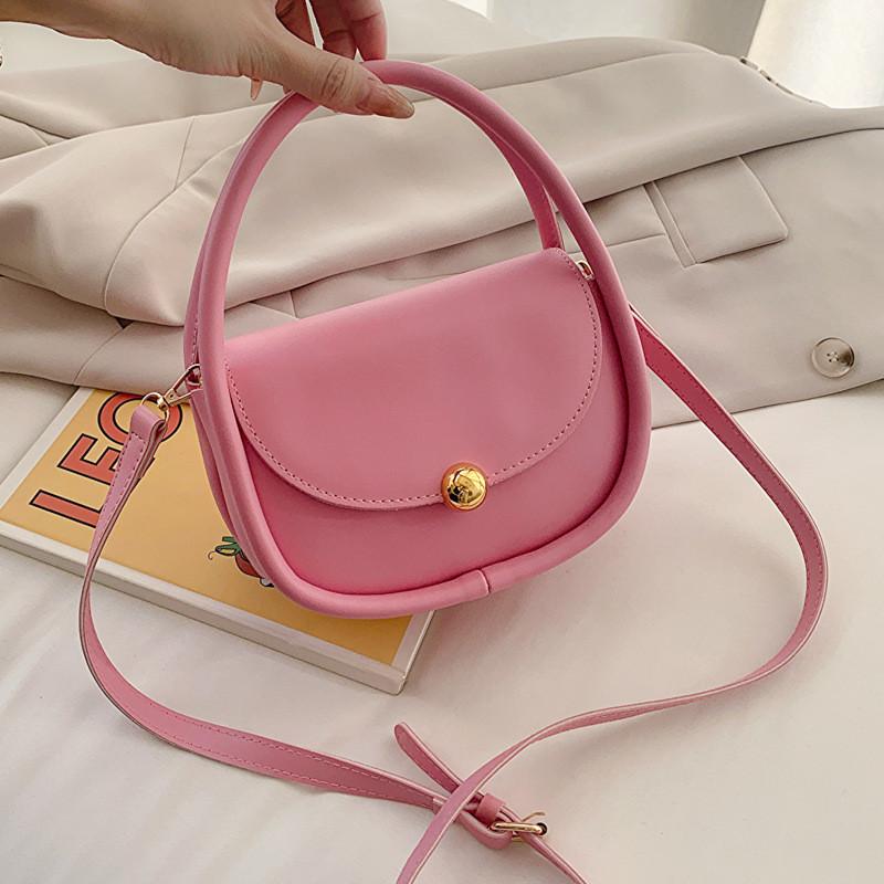 Stylish 2023 Summer New Simple Fashion Trend Shoulder Bag Street Style Saddle Bag