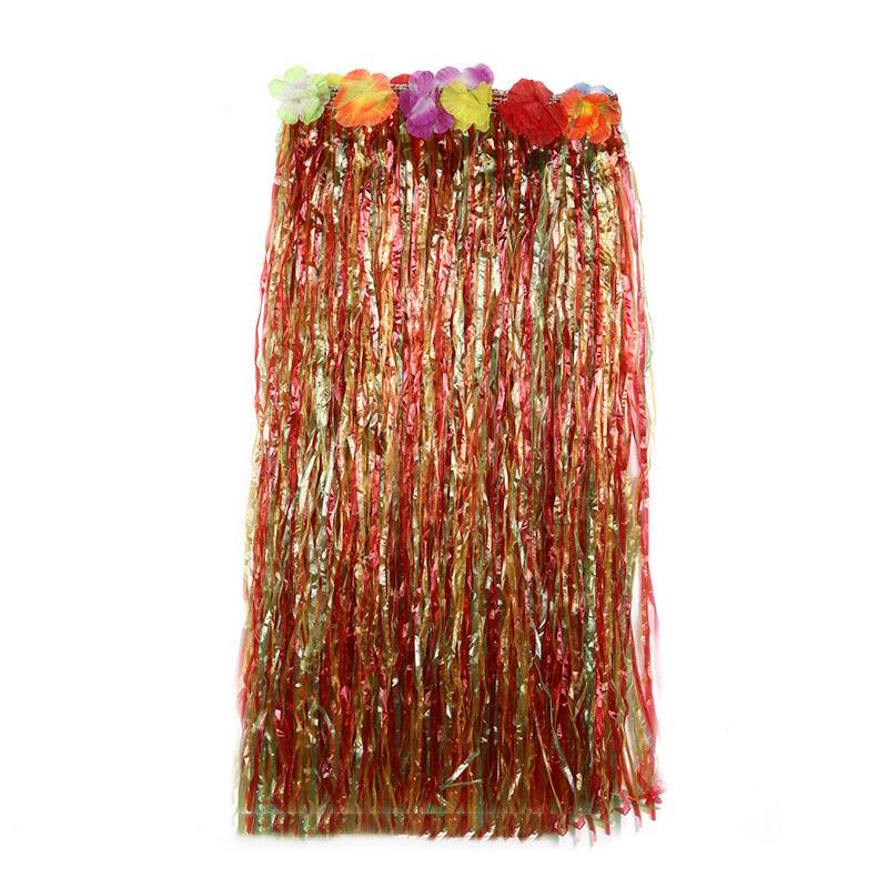 80cm Hawaiian Hula Skirt Set: Single/Double Layer for Children & Adults – Perfect for Performances & Seaweed Dance