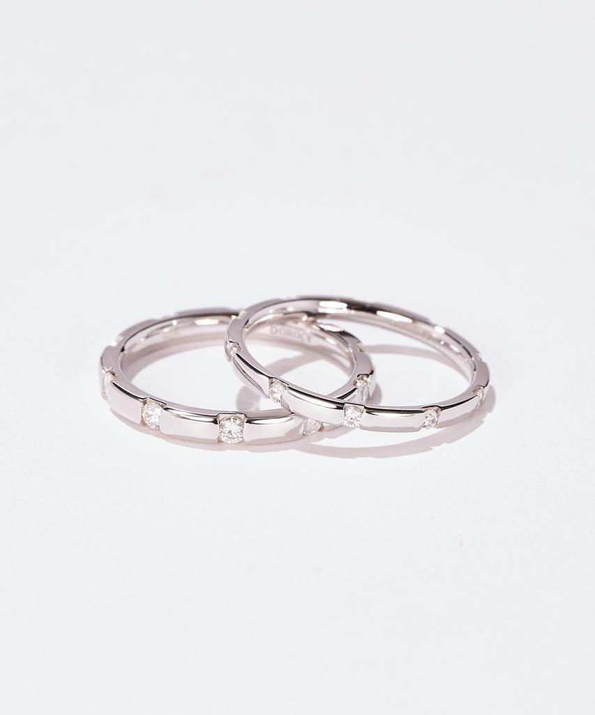 Dorocy Silver Moissanite All-Day Ring (2 Types) (Type A)