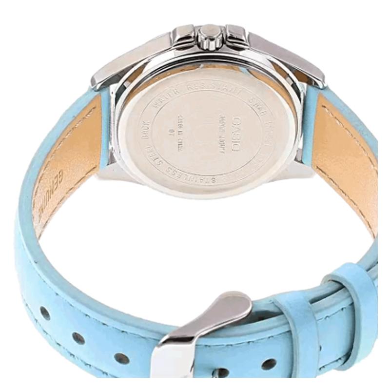 Casio CASIOSTANDARD Series Ins Style Internet Celebrity Fashion Business Casual Classic Pointer Blue Dial Waterproof Quartz Movement LTP-1391L-2AV