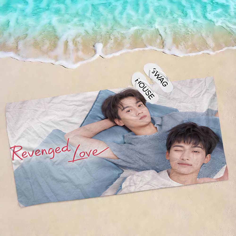R-Revenged Love Film Mikrofaserdecke Schnell trocknende Strandtücher Übergröße Druck Super saugfähige Poolhandtuchdecke