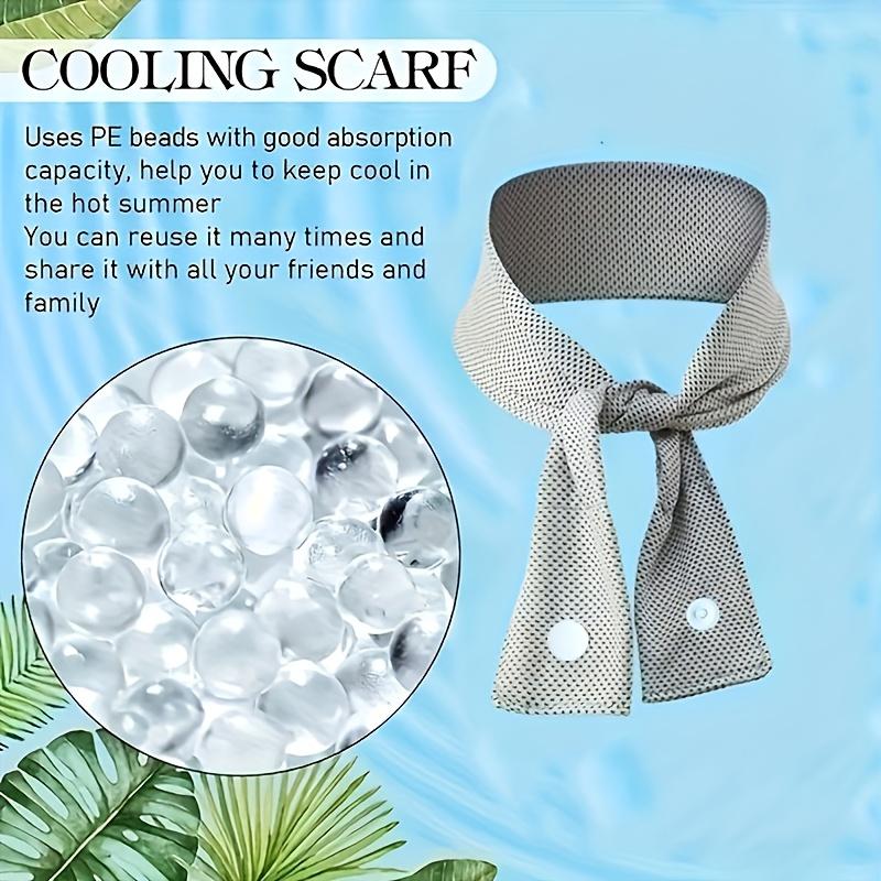 

Cooling Ice Neck Gaiter, Ice Towel, Sweat Towel, Postpartum Ice Band, Sports Headscarf, Cooling Ice Bandana, Ideal for Outdoor Activities серый