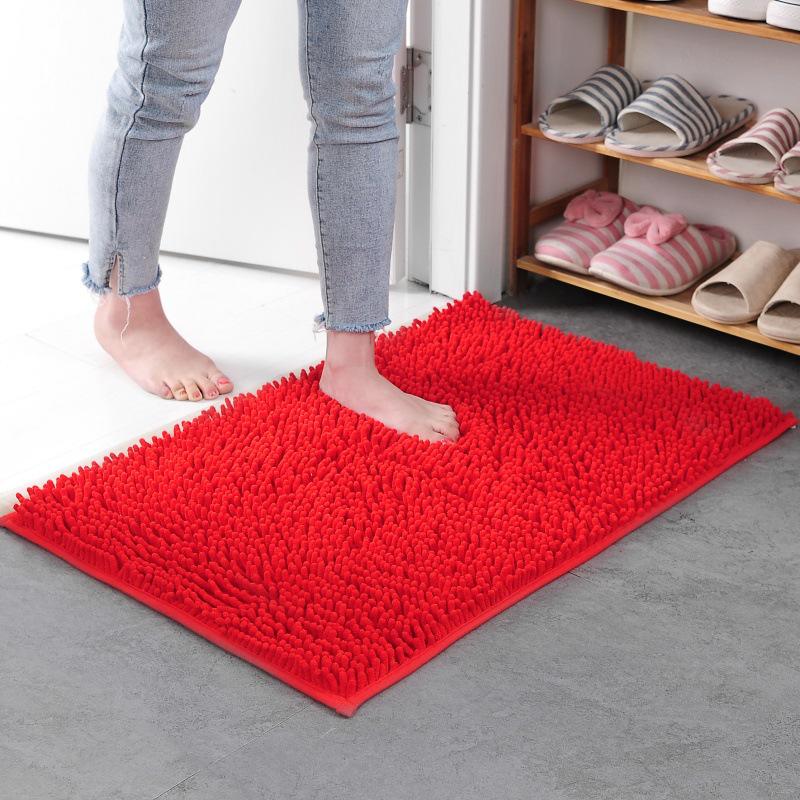Hot-Selling Chenille Absorbent Anti-Slip Mat for Bedroom, Entrance, Bathroom & Bathtub