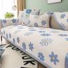 Cartoon Summer Ice Silk Sofa Cushion Washed Printing Cool Feeling Breathable and Dustproof Non-Slip Sofa Cover Cloth Backrest Towel Summer
