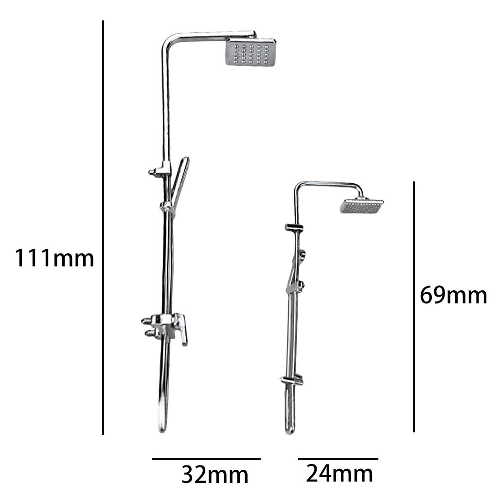 1:12 /1:6 Кукольный домик Миниатюрная сцена Модель Душевые принадлежности Игрушка — фото 5