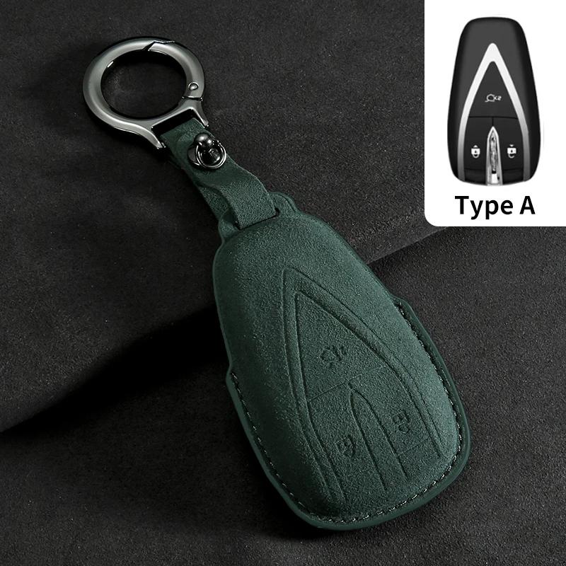

Car Remote Key Case Cover For Changan Deepal S7 Sl03 High Quality Auto Key Shell Fob Keychain Suede Accessories