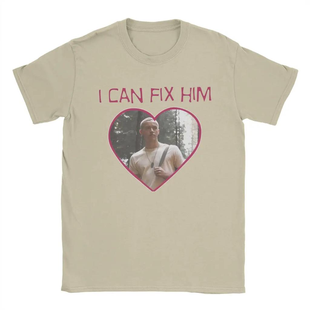 I Can Fix Him Coriolanus Snow T-Shirt for Men Round Collar Cotton T Shirts Tom Blyth Short Sleeve Tee Shirt Plus Size Tops