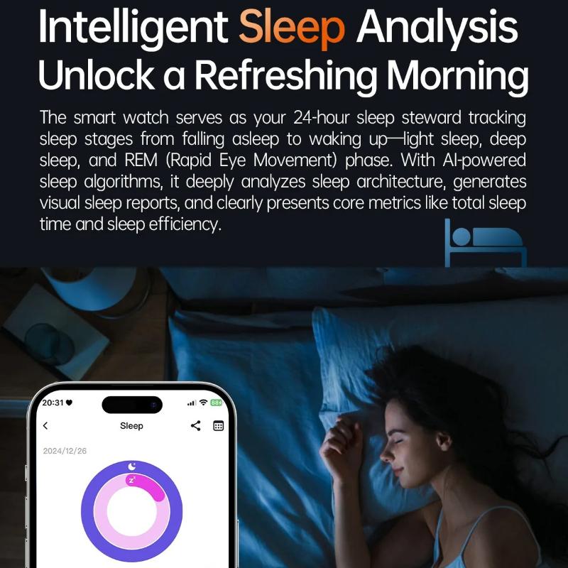 2026 New High End Health Smartwatch Blood Lipids ECG+NFC Uric Acid Heart Rate Emotion Detection Heart Health Analysis Blood Oxygen Monitor Watch