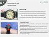 Outdoor Diving Wristwatch with Luminous Compass and Strong Magnetic Features
