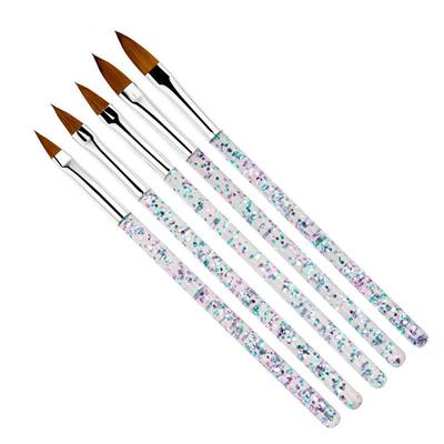 5 Stück Nail Art Pinselset Professionelle Kristall Nail Art Stifte Nagelmalerei Zeichnung Nagel Schnitzstifte