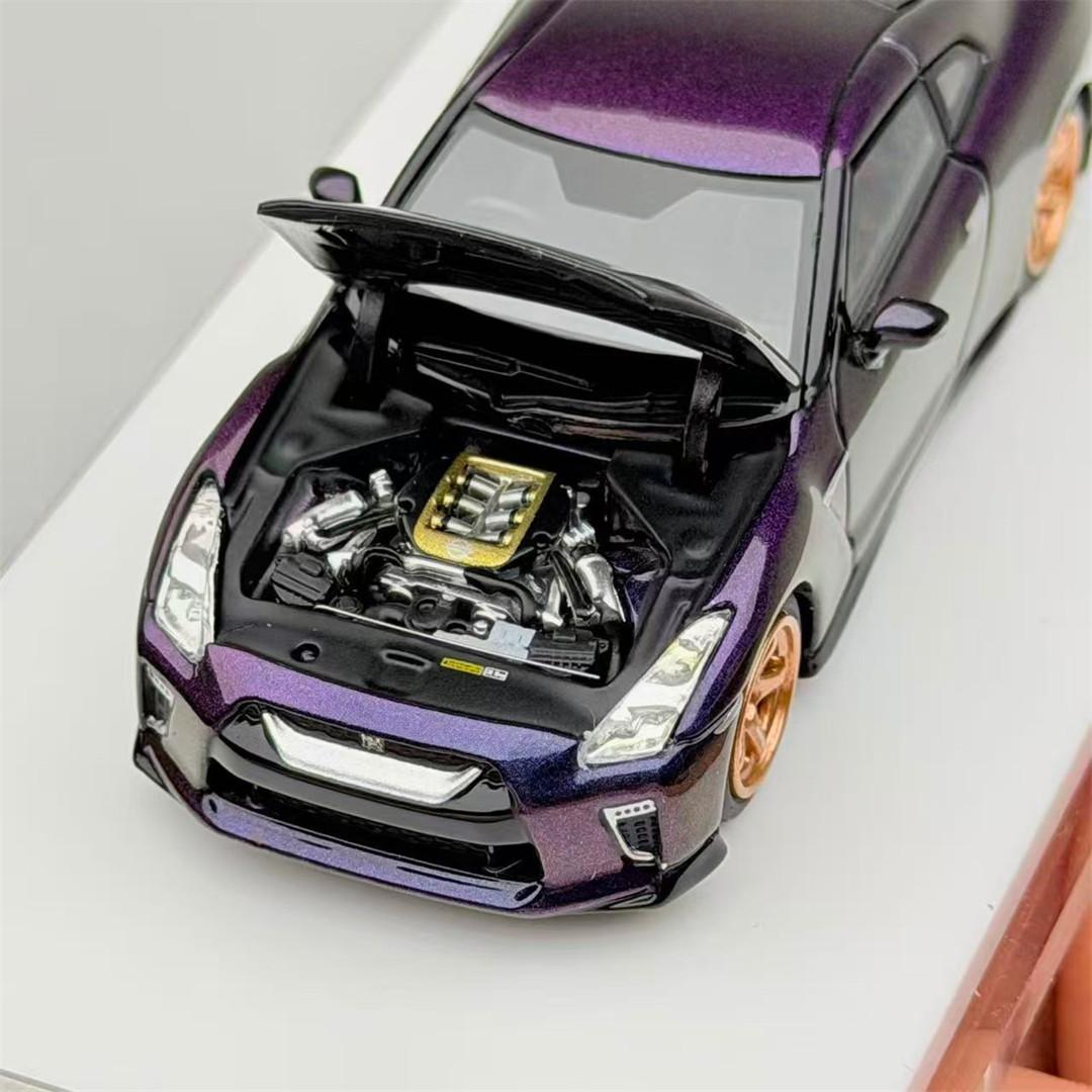 Mh 1:64 Miniatur Nissan Nismo Gt R R35 Diecast Auto Modell Spielzeug Legierung Sammlerstück Für Autosammler Enthusiast Vor