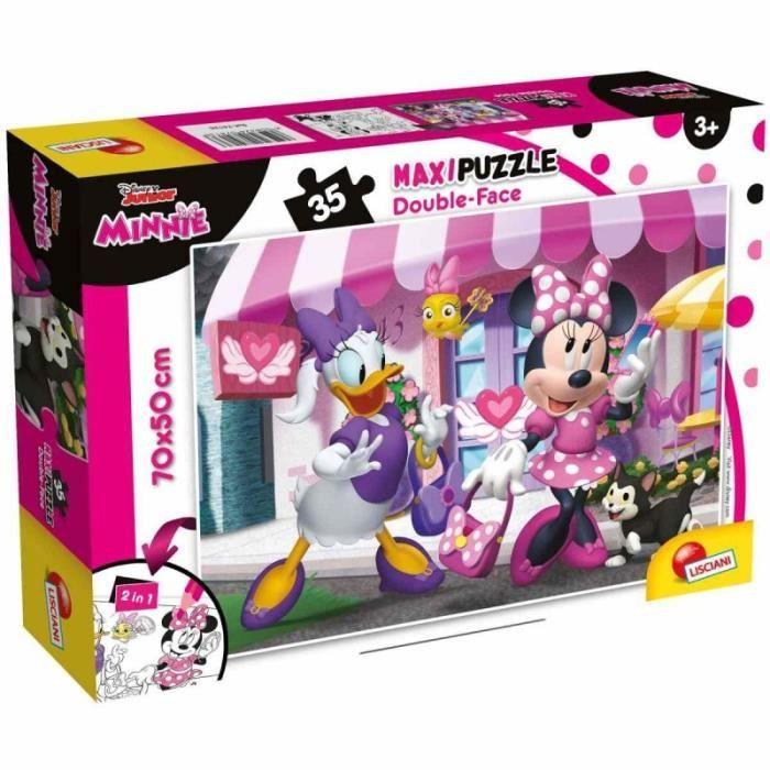 Puzzle minnie disney double-face 35 pièces - lisciani giochi