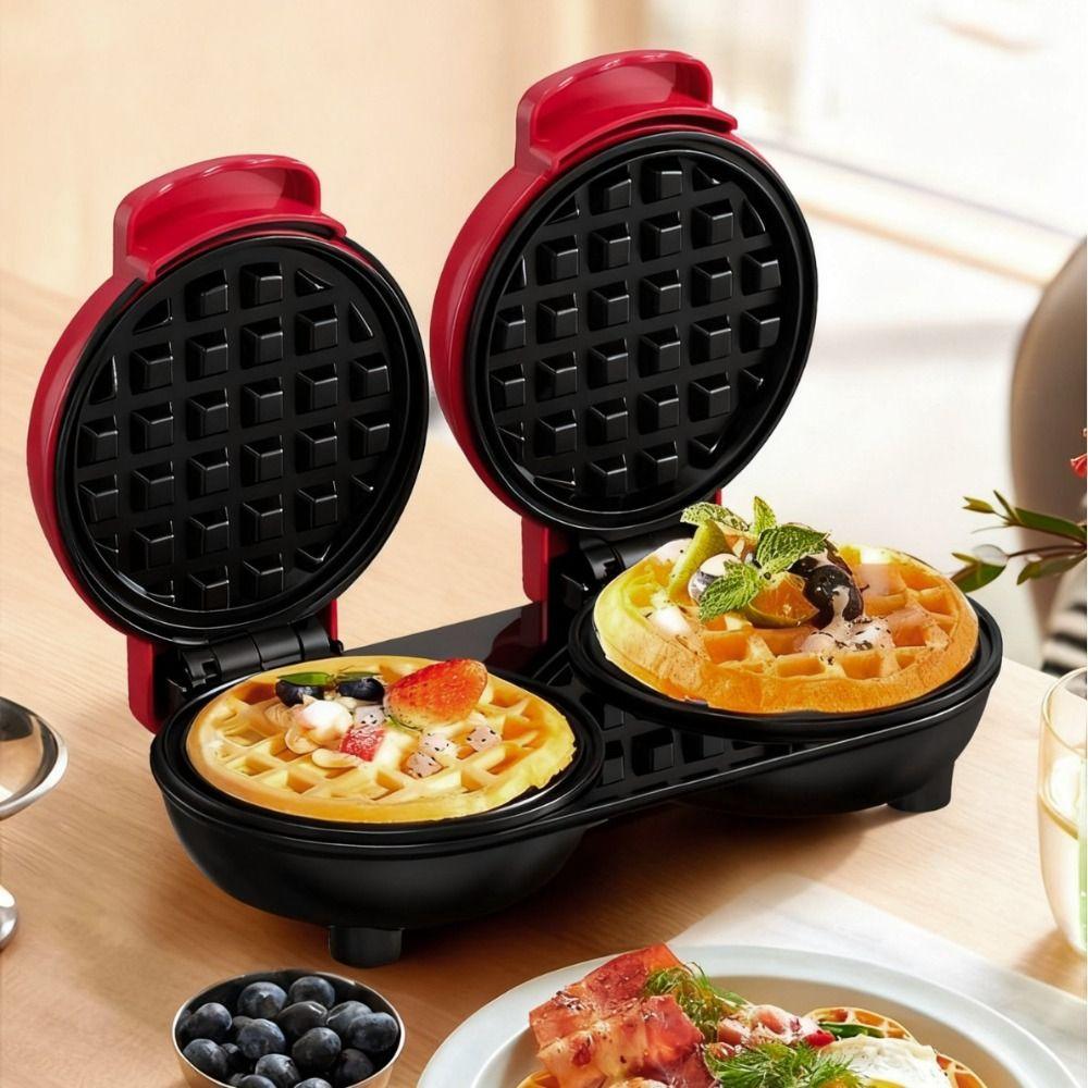 Multifunction Electric Pancake Maker Quick Heat-Up Waffle Machines Breakfast Preparation