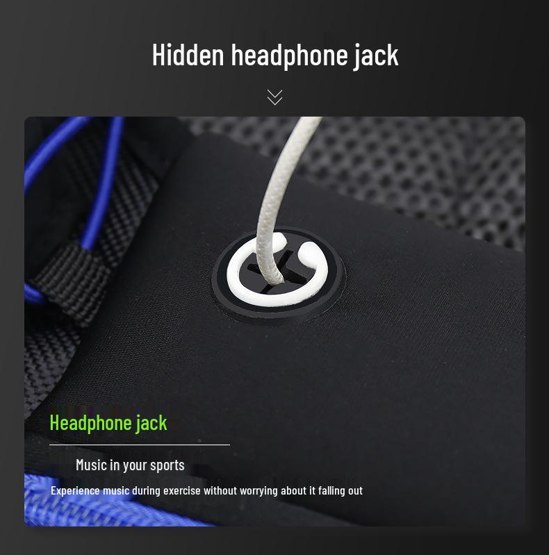 Men's Multifunctional Sports Waist Bag with Phone and Water Bottle Holder - Large Capacity, Wear-Resistant