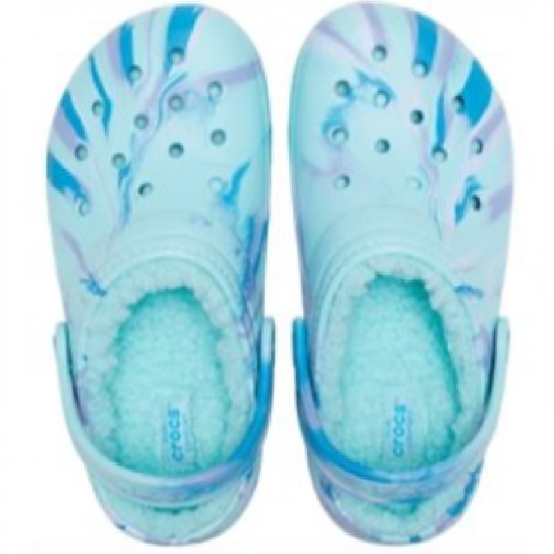 Crocs Classic Lined Marble Clog Kids 207773 1iq