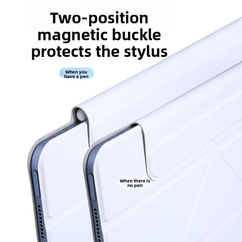 For iPad Pro Magnetic Leather Case Y Fold Dual Stand for Air 4 5 6 7 10 11 12.9 13 Slim Cover