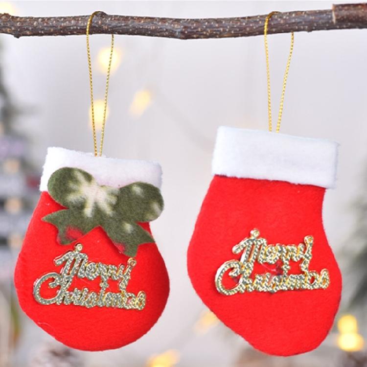 Mini Christmas Stockings 16pcs Snowflake Tree Firplace Family Gather Party