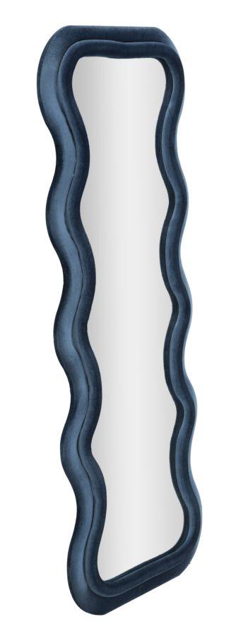 Wall Mirror Emily Blue Velvet Cm 60X6X160