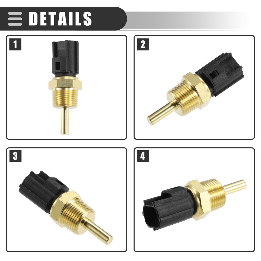 ACROPIX Engine Temperature Sensor Temperature Transmitter for Chry sler Sebring 2003-2005 Metal No.1308A012 Golden Tone