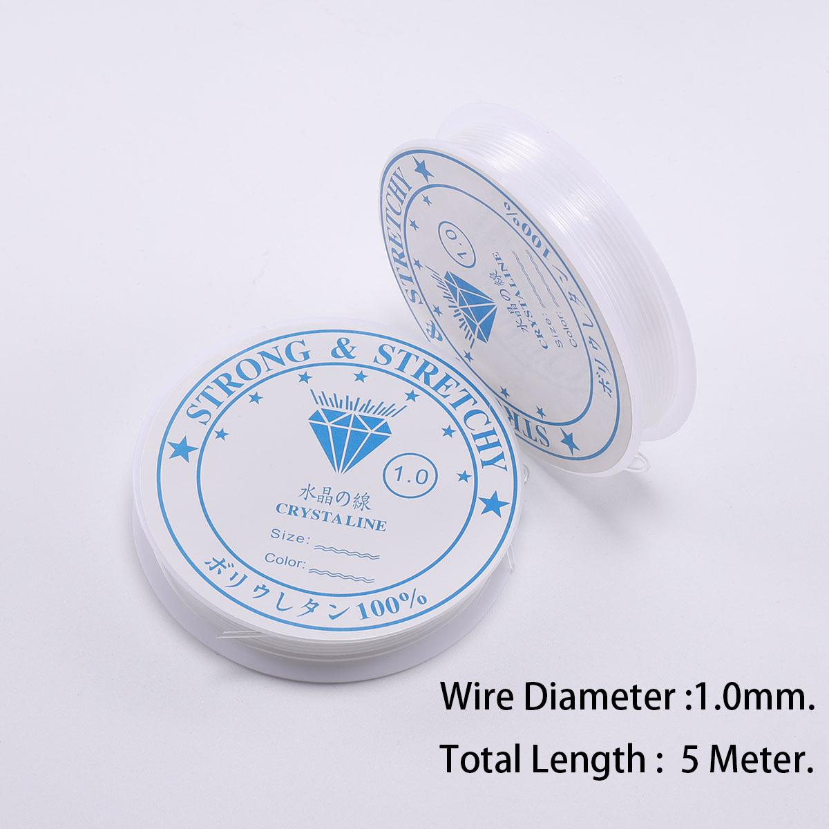 

Strong Stretchy Crystal Elastic Beading Line Cord Thread String For DIY Necklace Bracelet Jewelry Making Findings