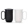 Mug en céramique Darun Kiln avec couvercle et anse