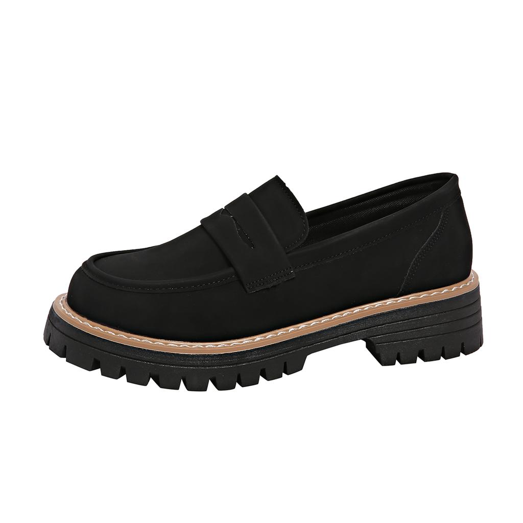 Fashion 2025 Shoes Women Plus Size Loafers Women British Style Platform Shoes Office Ladies Light Casual Designer Shoes Zapatos De Mujer