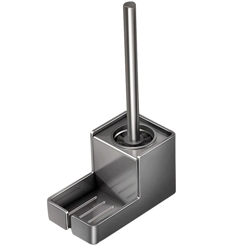 Toilet Brush, Shelf, No Punching, Household No Dead Ends, Toilet Brush, Toilet, Bathroom Toilet, Cleaning Artifact