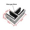 Stainless Steel Glass Clamp Clip 90 Degree Heavy Duty Glass Clip  For Railing