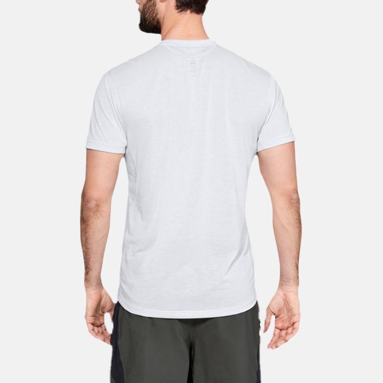 Under Armour Running Straight Cut T-Shirt Men Tops Halo-Gray 1326579-014