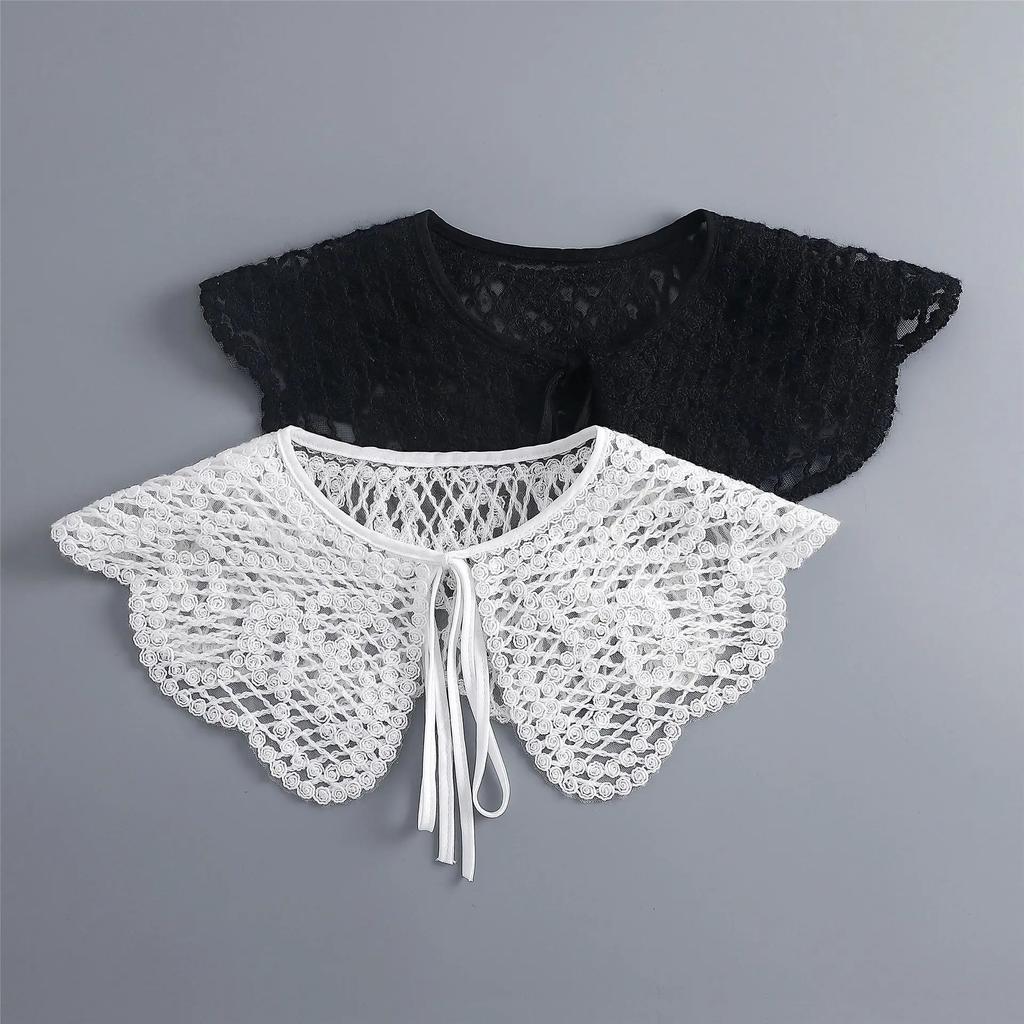 New Fake Collar Scarf Shawl Women's Shirt False Collar Vest Decorative Girls Shirt Detachable Collar Scarf Short Shawl Fuax Cols
